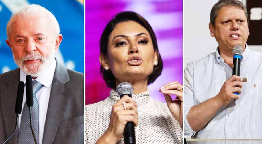 Michelle e Lula empatam na liderança para 2026; Tarcísio perde em 1º turno, mas vence no 2º, mostra Paraná Pesquisas